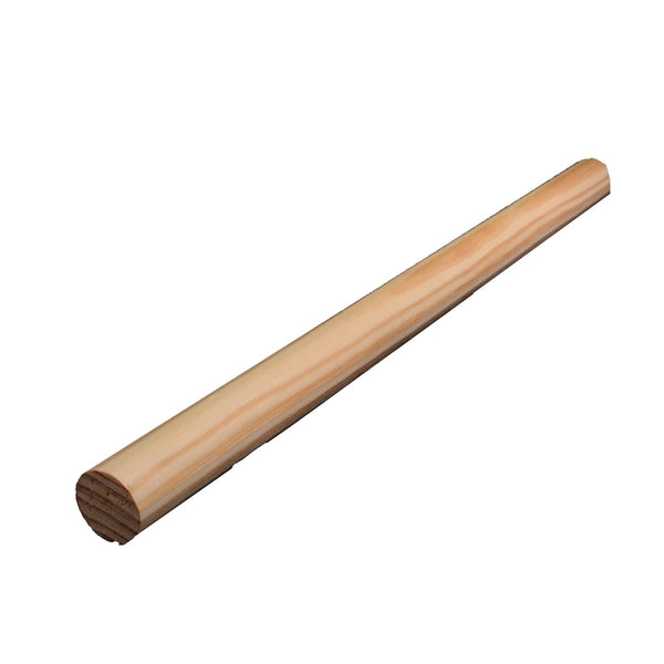 Moldura de pino marrón preacabada de 1-5/16 pulg. x 12 pies de largo (paquete de 4)