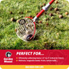 Garden Weasel Large 47.5 in. Steel Nut Gatherer Steel Handle