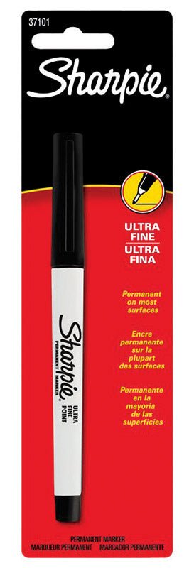 Sharpie Black Ultra Fine Tip Permanent Marker 1 count (Pack of 6)
