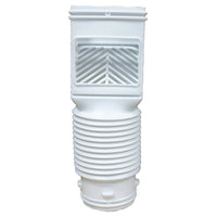 Amerimax FlexGrate White Vinyl K-Gutter Downspout Filter 4.625 L x 12.75 H x 4.625 W in.