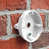 Sigma Engineered Solutions New Work 16 cu in Round Die-Cast Metal Weatherproof Box White - Open Box