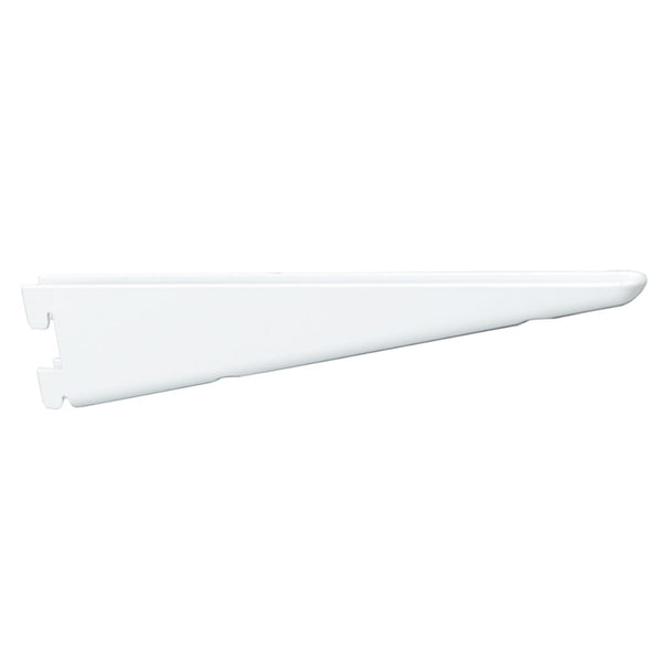 Knape & Vogt White Steel 182 Series Bracket 12-1/2 in. L 225 lb.