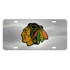 NHL - Chicago Blackhawks 3D Stainless Steel License Plate