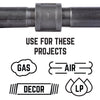 BK Products 1/8 in. FPT x 1/8 in. Dia. FPT Black Malleable Iron Coupling