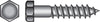 Hillman 1/2 in. X 5-1/2 in. L Hex Hot Dipped Galvanized Steel Lag Screw 25 pk