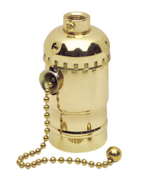 Leviton Aluminum Incandescent Medium Base Pull Chain Socket 1 pk - Deal of The Week