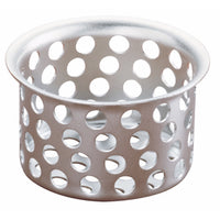 Plumb Pak 1-1/2 in. D Natural Gray Stainless Steel Sink Strainer