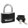 Master Lock 141D 1-5/16 in. H X 1/2 in. W X 1-9/16 in. L Vinyl Covered Double Locking Padlock