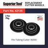 Superior Tool Black Aluminum Replacement Cutter Wheel 1 Dia. in.