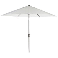 Living Accents Milton 9 ft. Tiltable Canvas Patio Umbrella