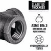 Bk Products 1/2 In. Fpt  X 1/2 In. Dia. Fpt Black Malleable Iron Elbow
