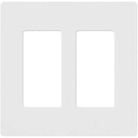 Lutron Claro White 2 gang Plastic Decorator Wall Plate 1 pk - Deal of The Week