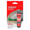 Diablo 6 in. L X 4 in. W 220 Grit Silicone Carbide Final Stripping Pads 2 pk