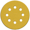 Norton Hook & Sand 5 in. Aluminum Oxide Hook and Loop A290 Sandpaper Vacuum Disc 80 Grit Coarse 4 pk