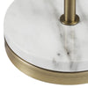 Globe Electric 19 in. Matte Brass White Table Lamp