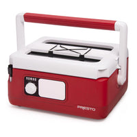 Presto Nomad Red Plastic 250W Slow Cooker 6 qt. Capacity (Pack of 2) - Open Box