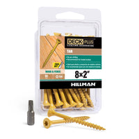 Deck Plus No. 8  x 2 in. L Star Flat Head Exterior Deck Screws 50 pk - Deal of The Week