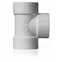 NDS Schedule 35 3 in. Hub each X 3 in. D Hub PVC Straight Tee 1 pk