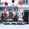 Alpine Hanging Swirling 23 in. Hanging Decor (Pack of 12)