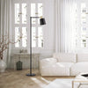 Globe Electric Lex 60 in. Matte Black Floor Lamp