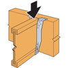 Simpson Strong-Tie ITS Galvanized Steel 18 ga. Joist Hanger 11.88 H x 2.56 W in.