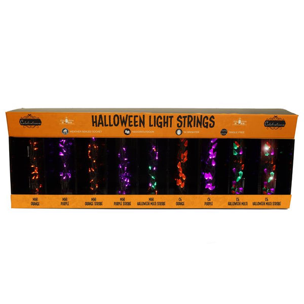 Luces LED de Halloween para exhibición en tiendas de celebración