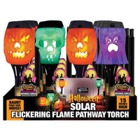 Shawshank LEDz Magic Seasons 15 in. Spooky Solar Stake Lights Halloween Decor (Pack of 12)