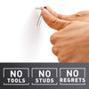 3M Claw Silver Drywall All Purpose Hanger 65 lb 2 pk