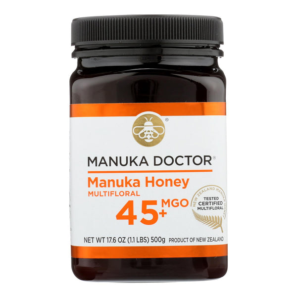 Manuka Doctor - Miel de Manuka Mf Mgo45+ 500 g - Caja de 6 - 17,6 oz (paquete de 6)