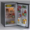 Avanti 4.4 cu ft Black/Silver Stainless Steel Compact Refrigerator 228 W