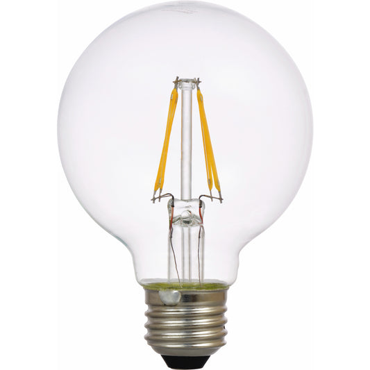 Sylvania Natural G25 E26 (Medium) LED Bulb Soft White 40 Watt Equivalence 2 pk
