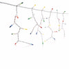 Celebrations Red Incandescent Mini Multicolored 300 ct Icicle Christmas Lights 17 ft. - Deal of The Week