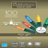 Celebrations Gold LED Mini Multicolored 100 ct String Christmas Lights 33 ft.