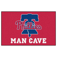 MLB - Philadelphia Phillies Bell Man Cave Rug - 5ft. x 8 ft.