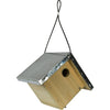 Galvanized Weathered Wren Bird House, 8.25 X 7.25 X 7.25 in.