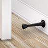 National Hardware Zinc Matte Black Rigid Door Stop Mounts to wall 0.97 in. (Pack of 5)