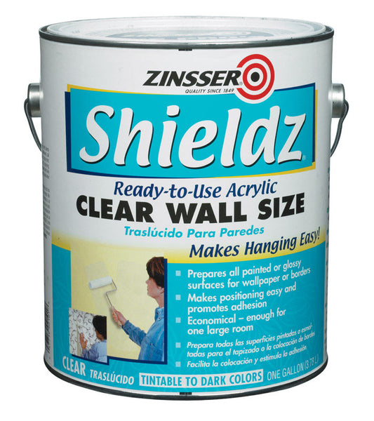 Zinsser Shieldz Clear Wall Size Clear Primer 1 gal. (Pack of 4)