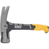 DeWalt 22 oz Checkered Face Claw Hammer 14 in. Steel Handle (Pack of 2)
