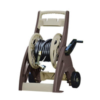 Suncast Hosemobile 175 ft. Beige Resin Retractable Wheeled Hose Cart