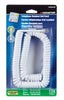 Monster Just Hook It Up 12 ft. L White Telephone Handset Coil Cord