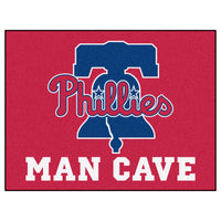 MLB - Philadelphia Phillies Bell Man Cave Rug - 34 in. x 42.5 in.