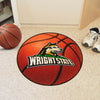 Wright State University Basketball Rug - 27in. Diameter