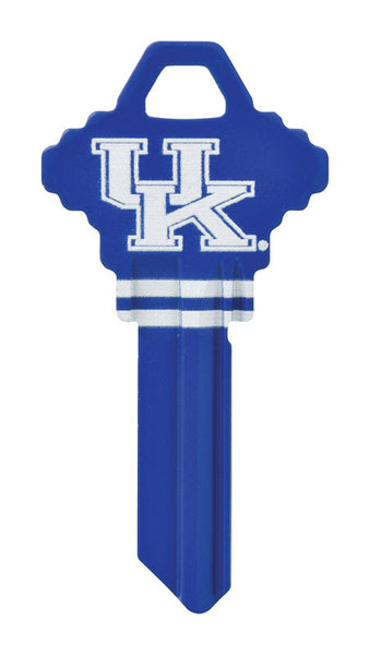 Llave en blanco universal para casa/oficina con llave pintada de la Universidad de Kentucky Hillman, 68 unidades (paquete de 6).