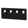 National Hardware 3-1/8 in. L Matte Black Steel Sliding Door Hardware Connecting Adapter 1 pk