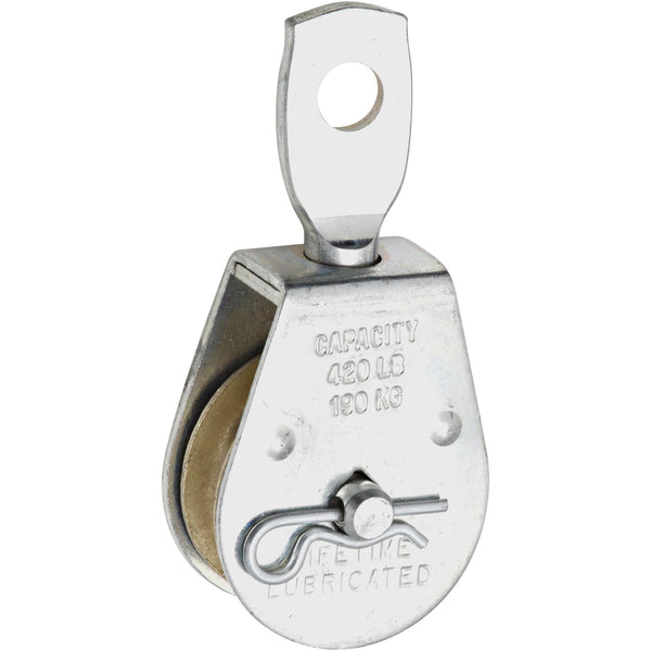 3211BC Polea giratoria simple de 1-1/2" - Zincada