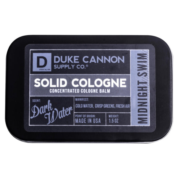 Colonia Duke Cannon Midnight Swim, 1,5 oz, paquete de 1