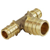 Apollo Expansion PEX / Pex A 1/2 in. Expansion PEX in to X 1/2 in. D PEX Brass Tee