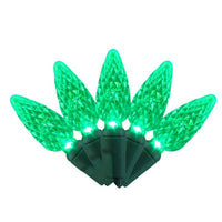 Celebrations LED C6 Green String Christmas Light Bulbs (Pack of 12)
