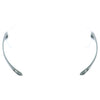 General Electric 03 Series Anti-Fog Impact-Resistant Safety Glasses Clear Lens Gray Frame 1 pk