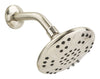 Oakbrook Brushed Nickel PVC 1 settings Wallmount Showerhead 1.8 gpm